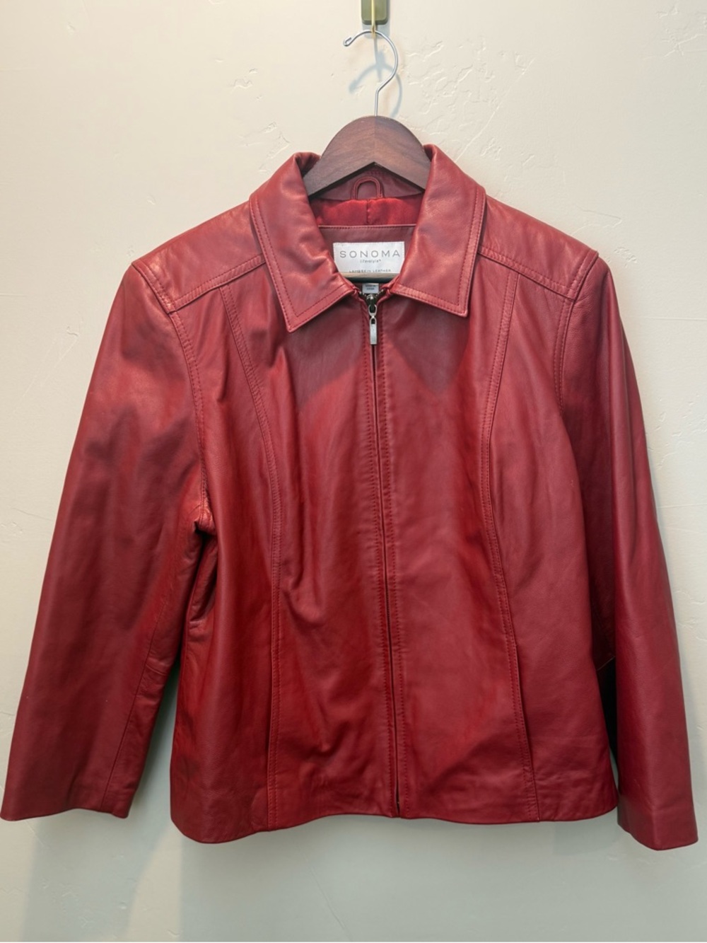 Sonoma Lambskin Leather Jacket
